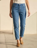 Jean 7/8ème Coupe Slim – Effet Push-Up