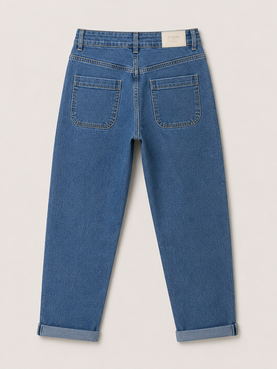 Jean Mom Fit – Poches Plaquées