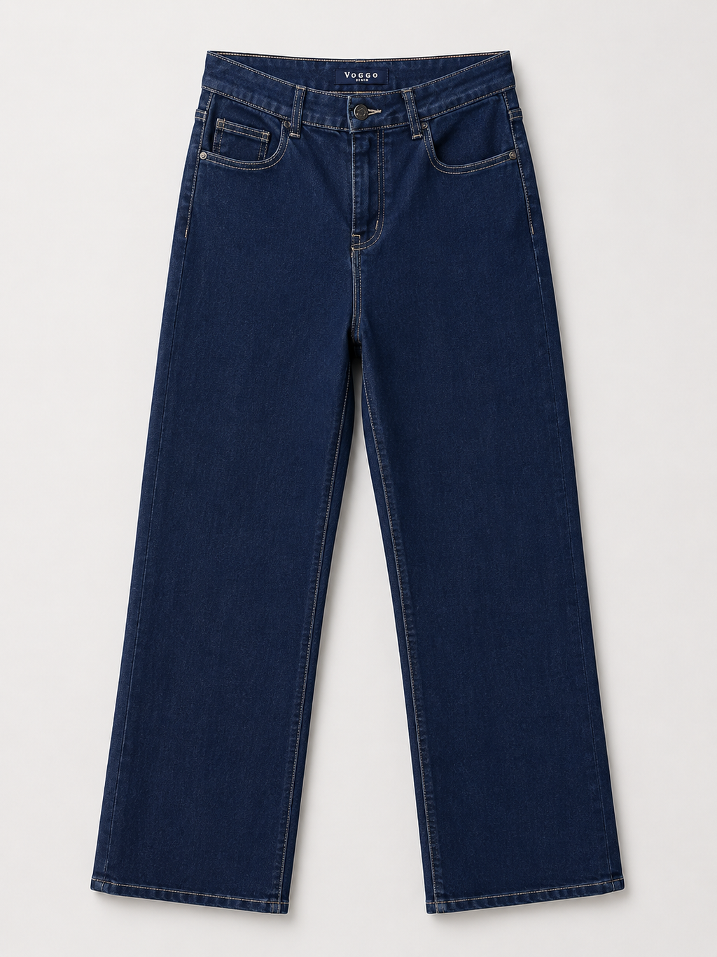 Jean Wide Leg – Classique Bleu Brut