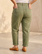 Pantalon Mom Fit – Grande Taille – Ceinture Élastiquée