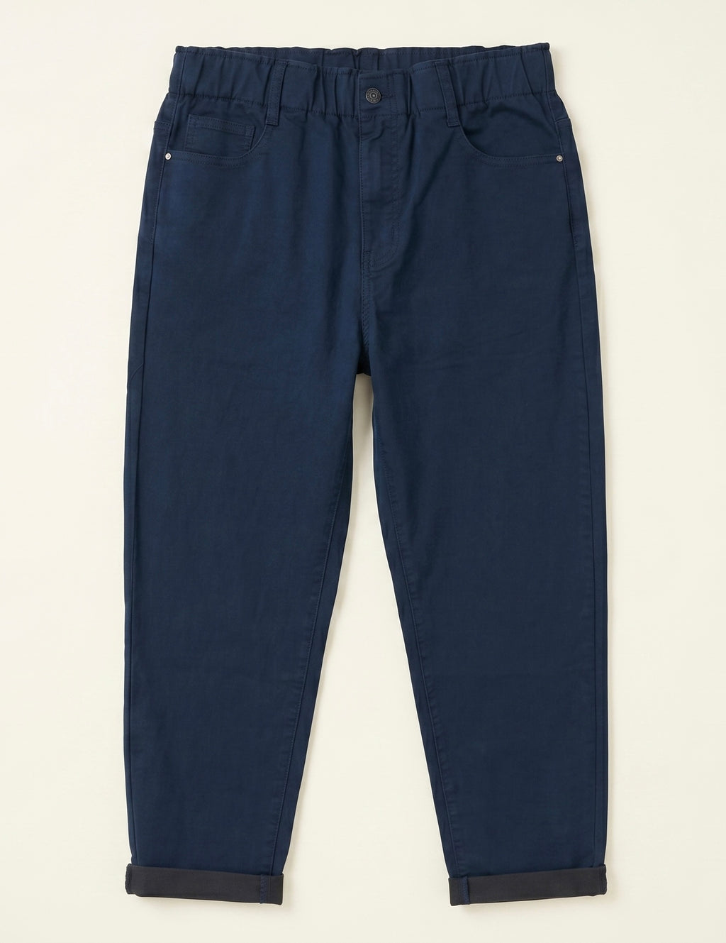 Pantalon Mom Fit – Grande Taille – Ceinture Élastiquée