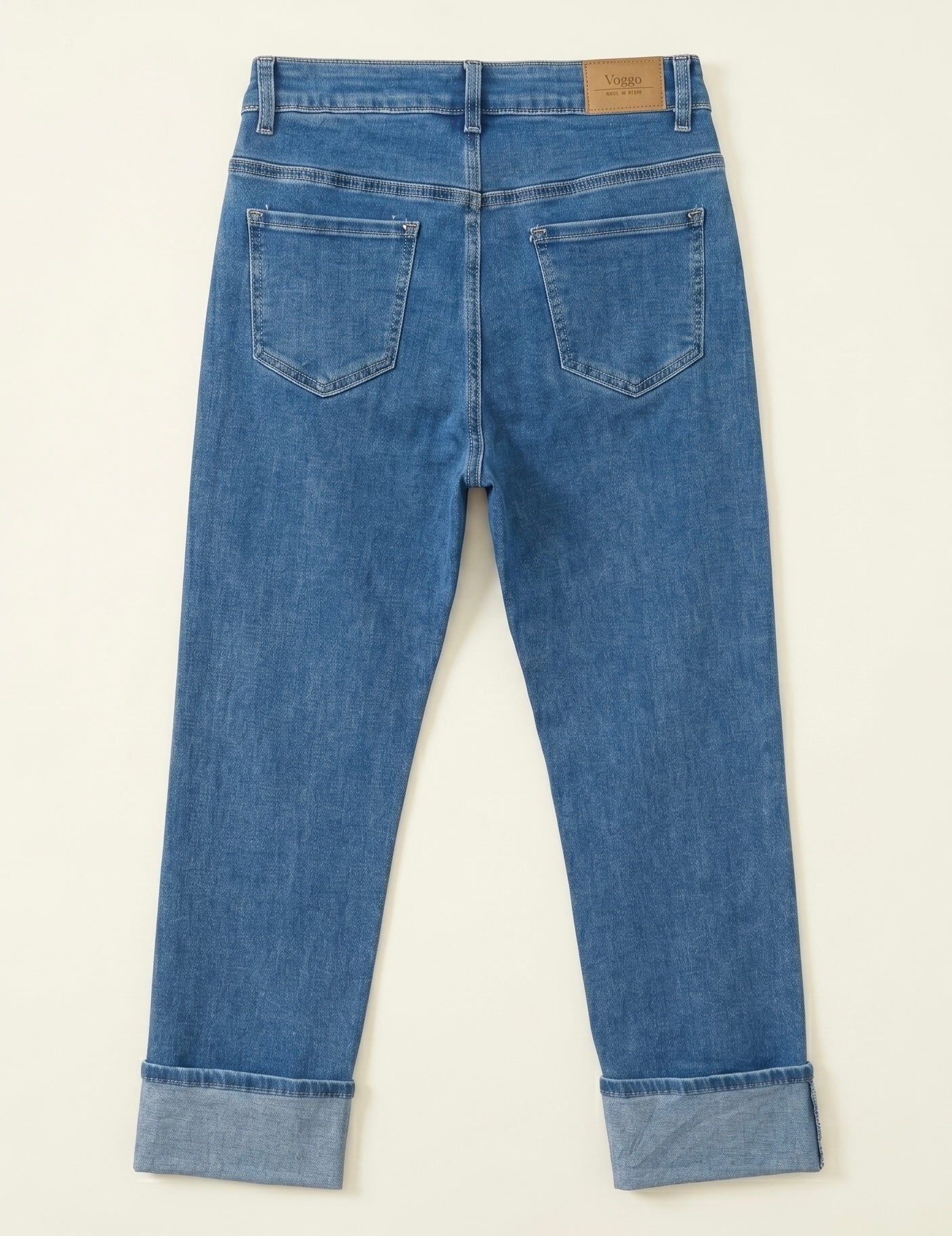Jean 7/8ème Coupe Droite – Grand Revers