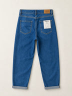Jean Mom Fit – Grande Taille – Bleu Denim Classique