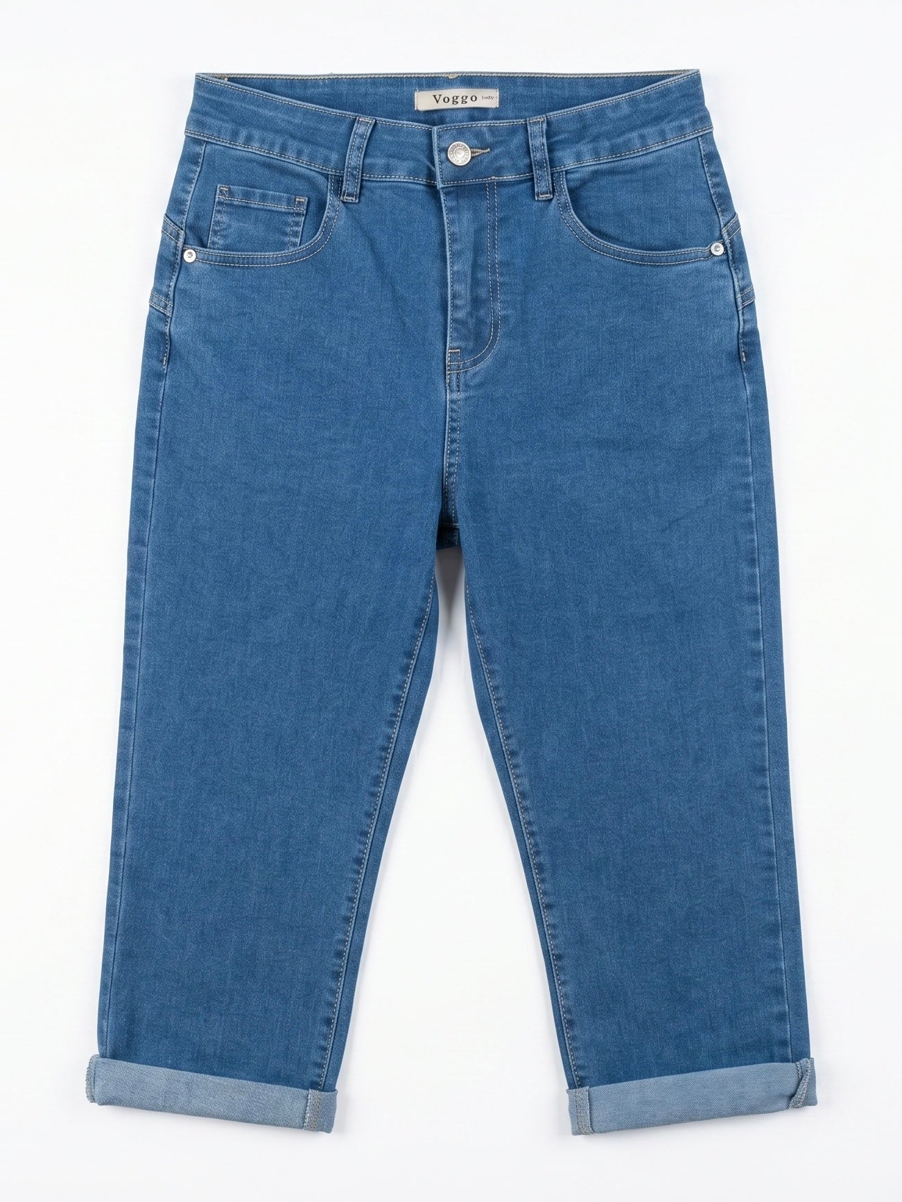 Pantacourt en Jean – Effet Push-Up
