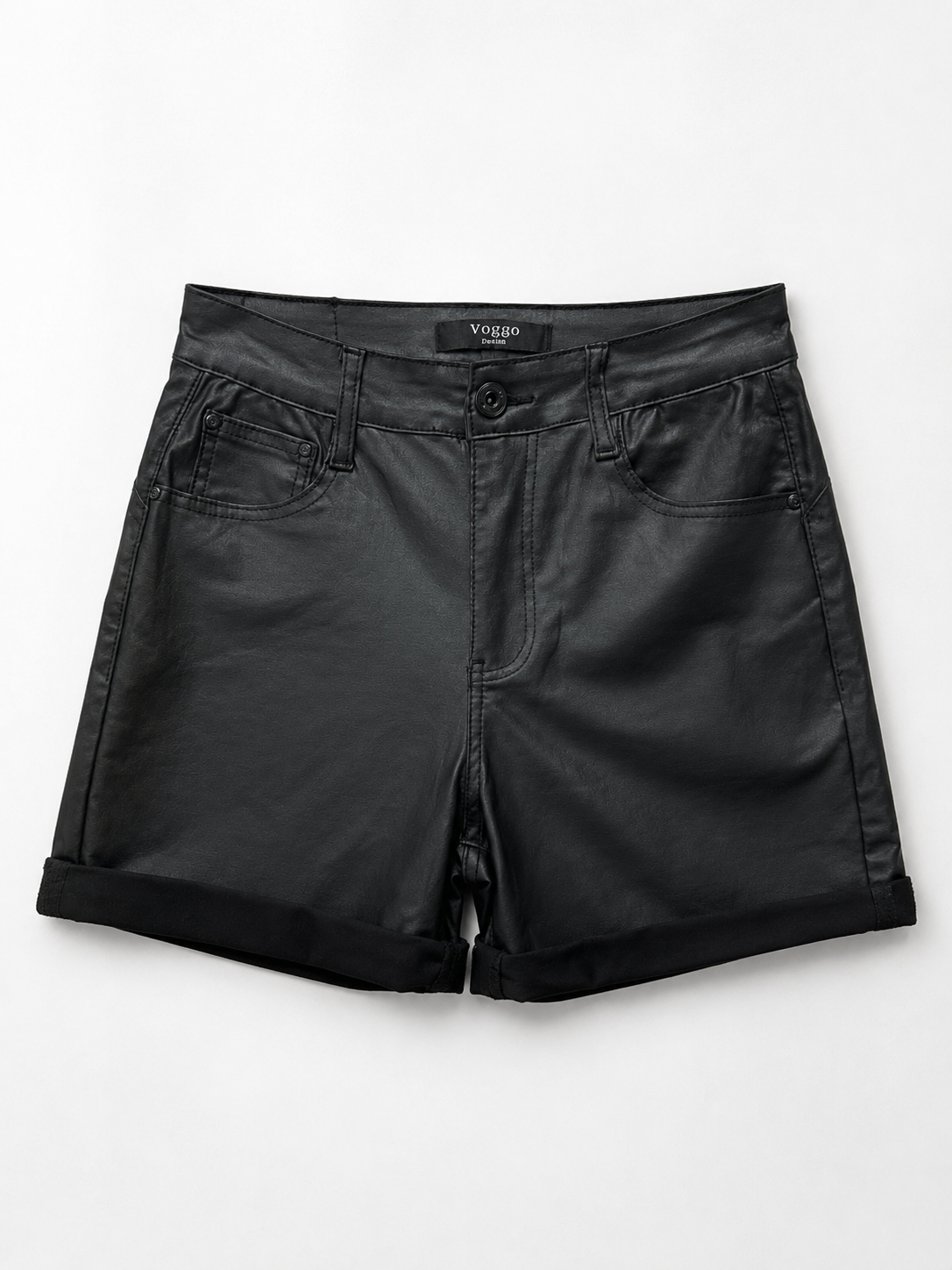 Short en Simili Cuir