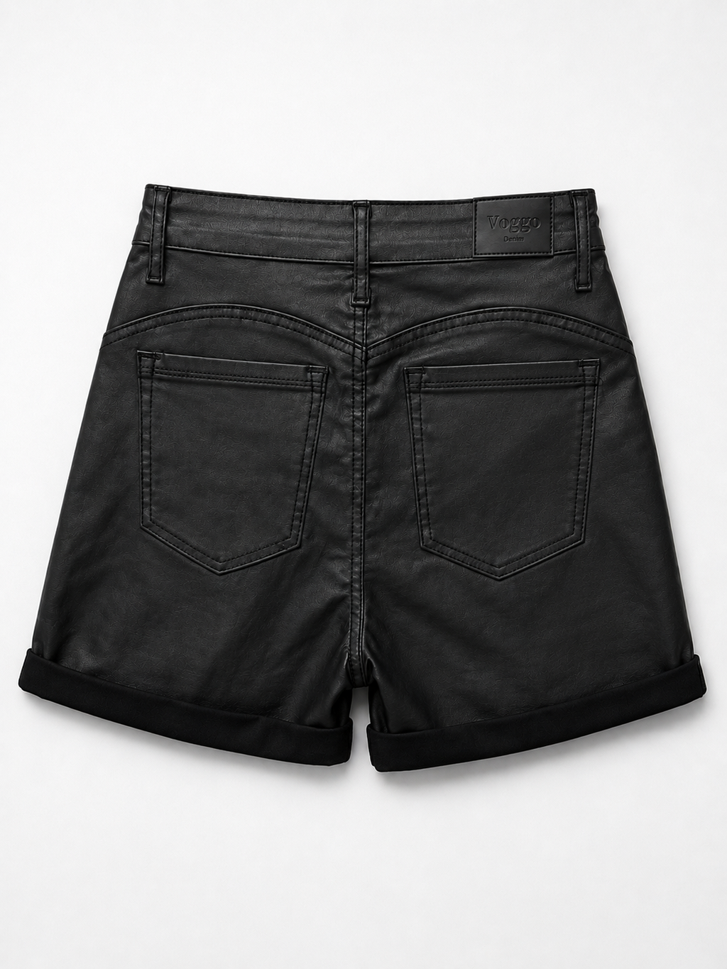 Short en Simili Cuir