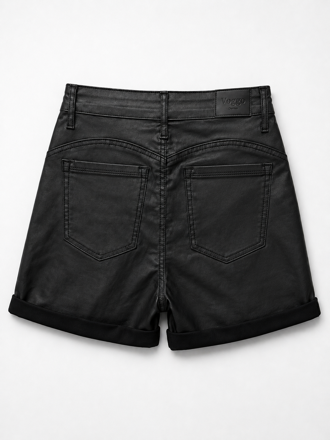 Short en Simili Cuir