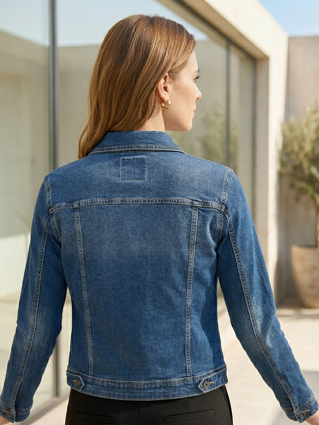 Veste en Jean – Motif Étoile