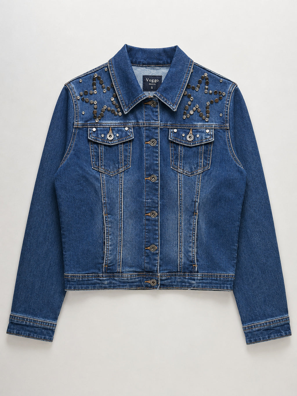 Veste en Jean – Motif Étoile