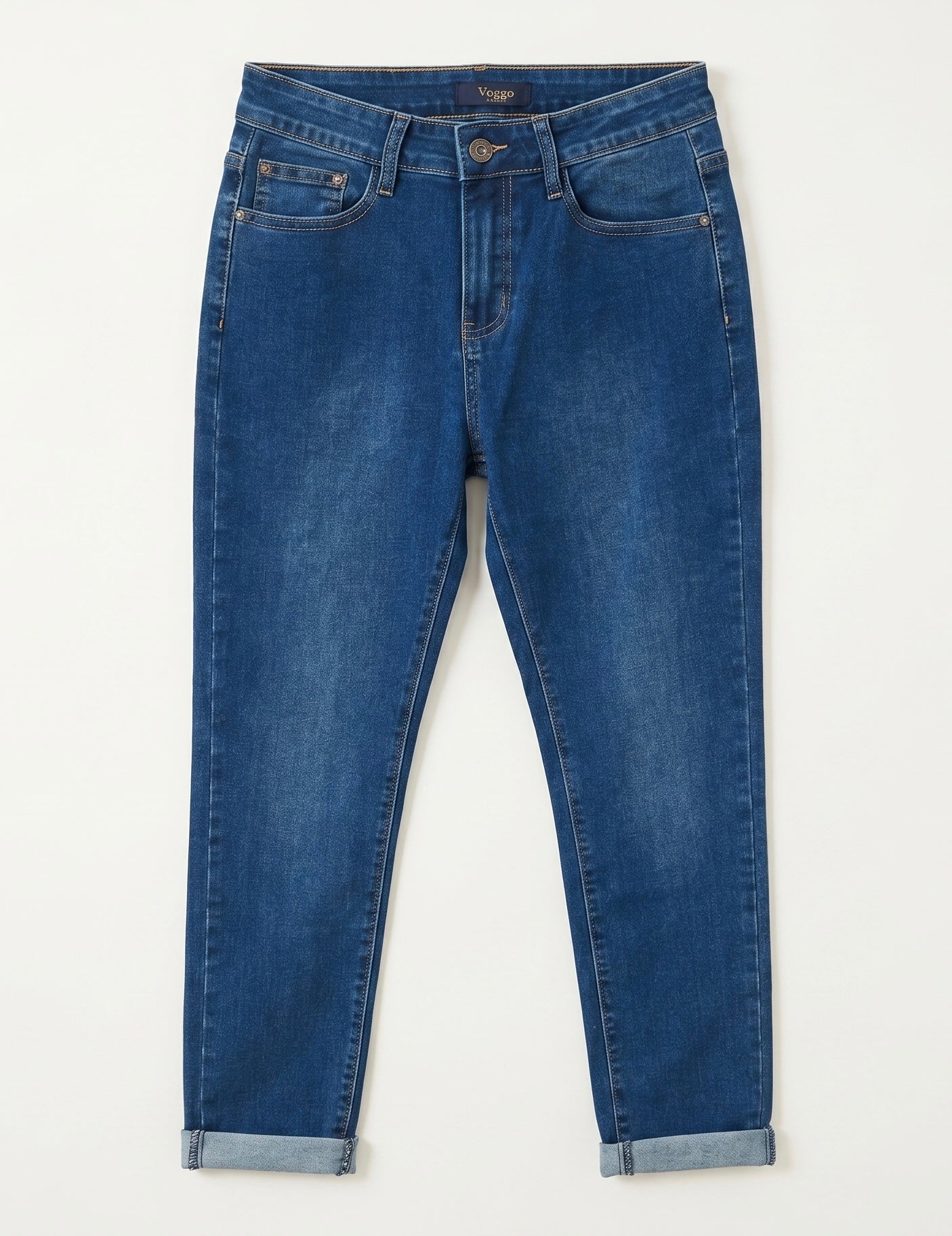 Jean 7/8ème Slim – Coupe Classique – Bleu Foncé