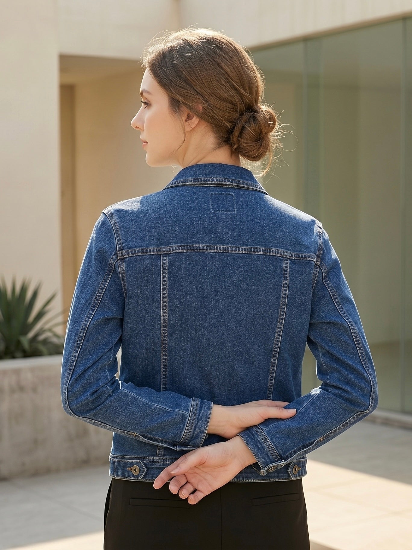 Veste en Jean – Coupe Authentique Stone