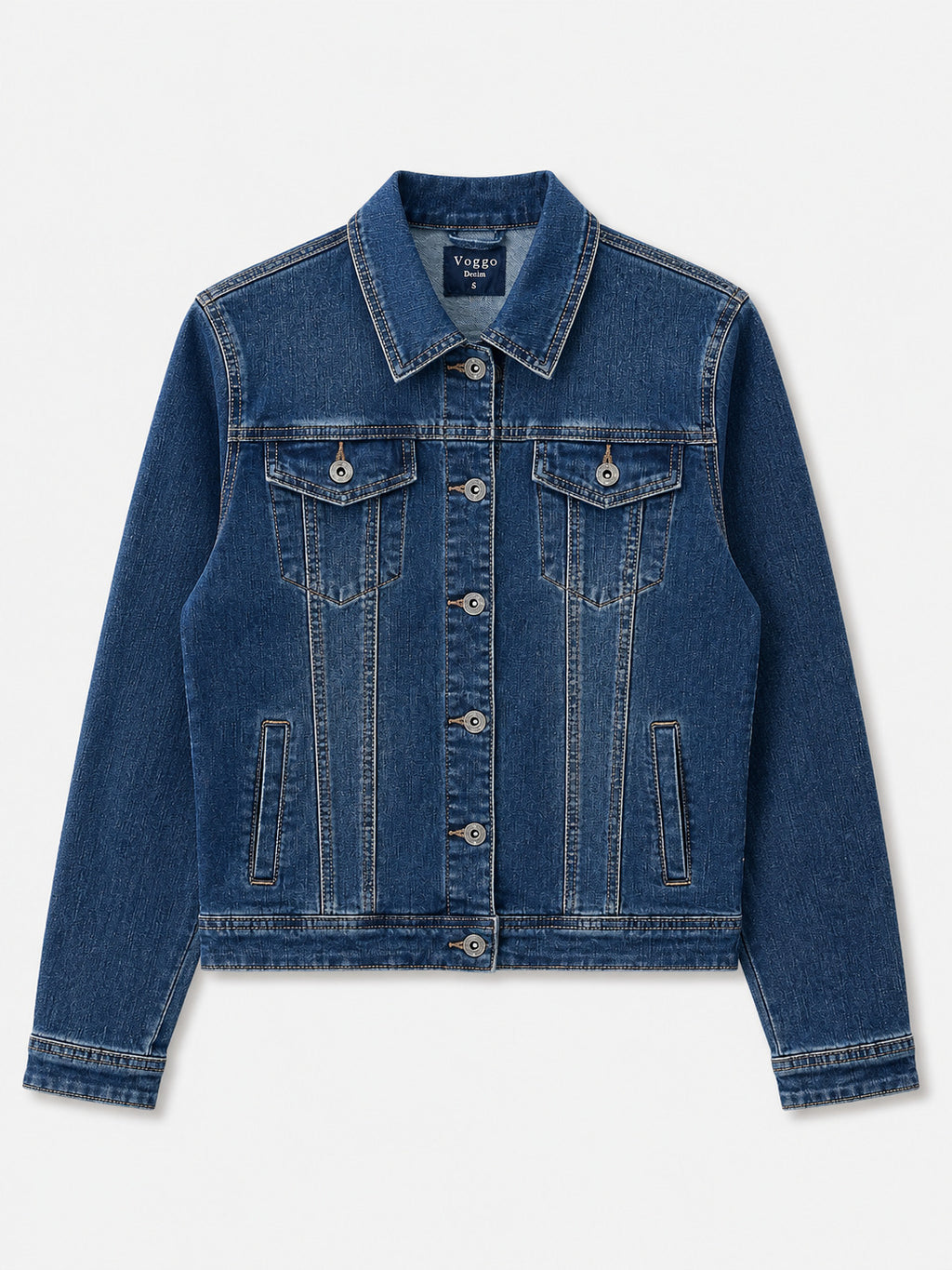 Veste en Jean – Coupe Authentique Stone