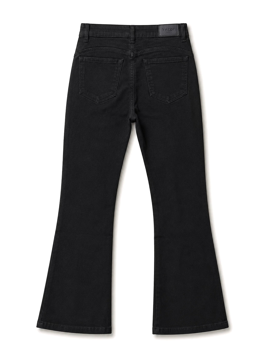 Jean Bootcut – Effet Push-Up – Noir