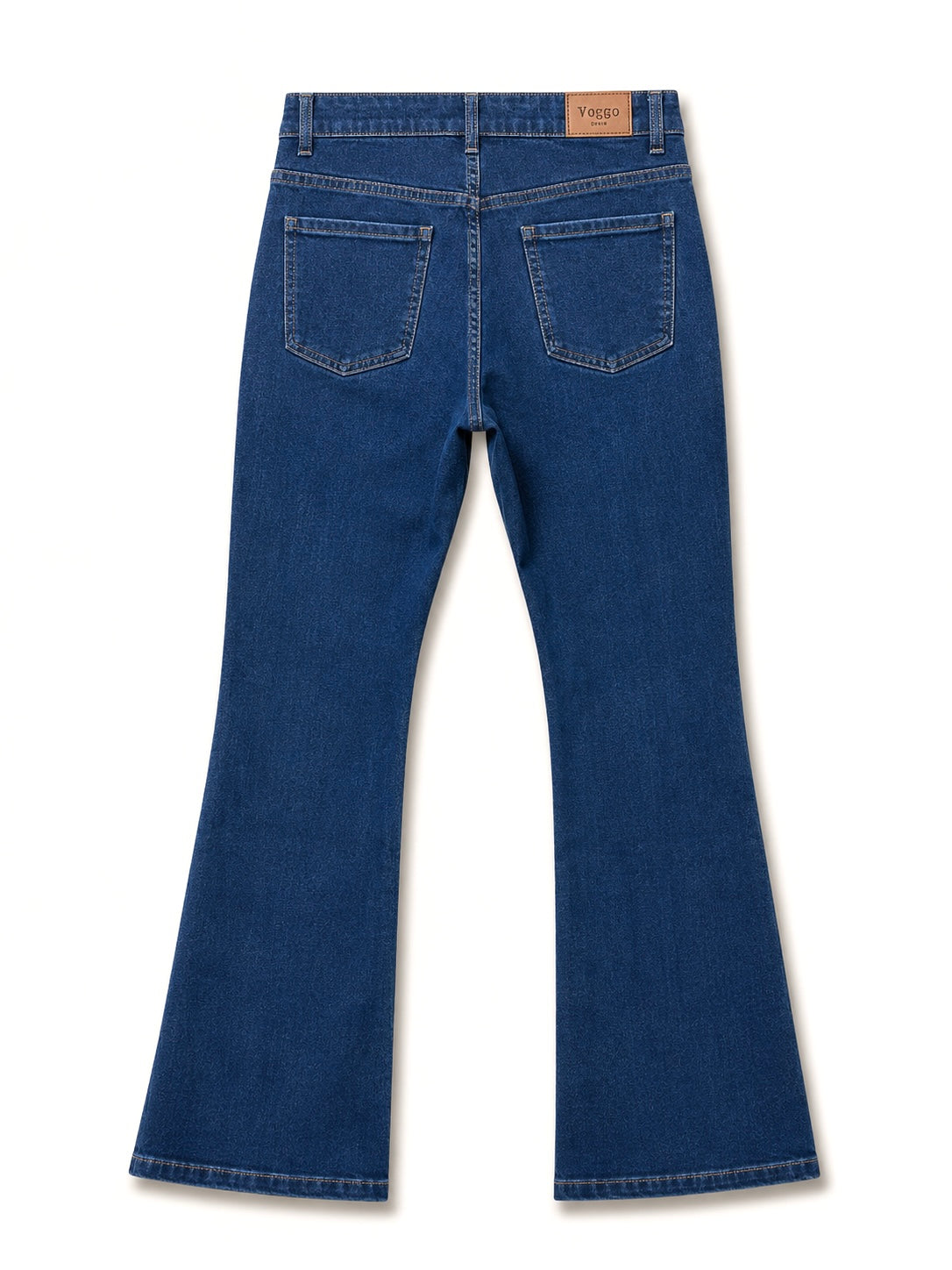 Jean Bootcut – Poches Plaquées Élégantes – Bleu Stone