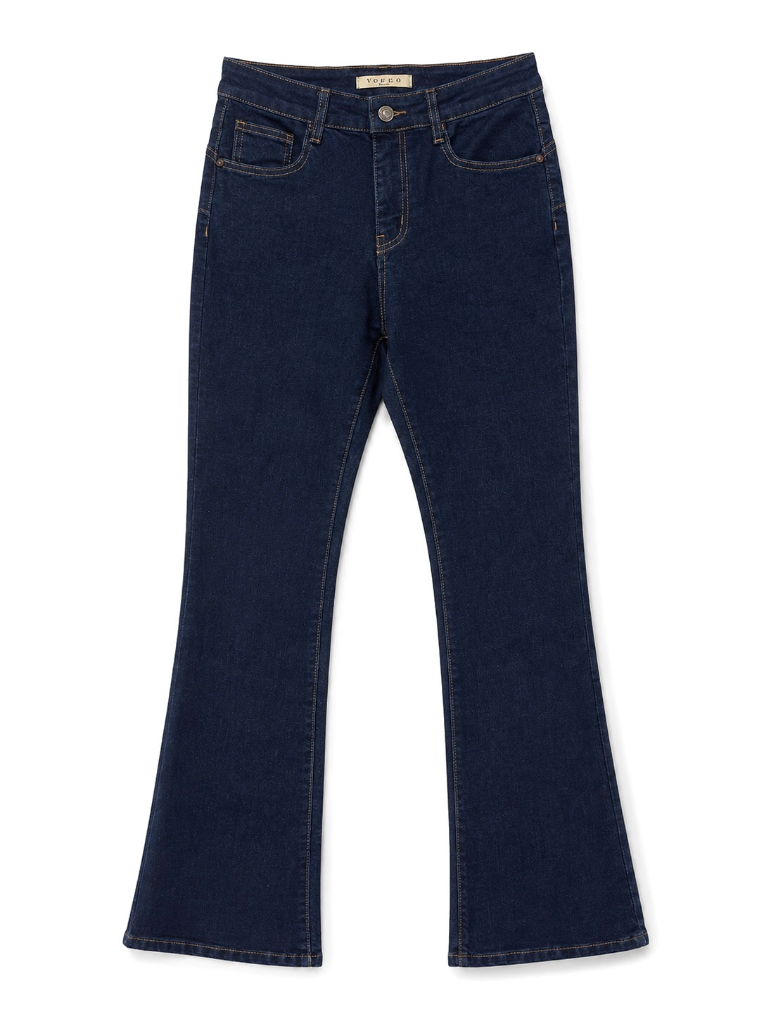 Jean Bootcut – Effet Push-Up – Bleu Brut