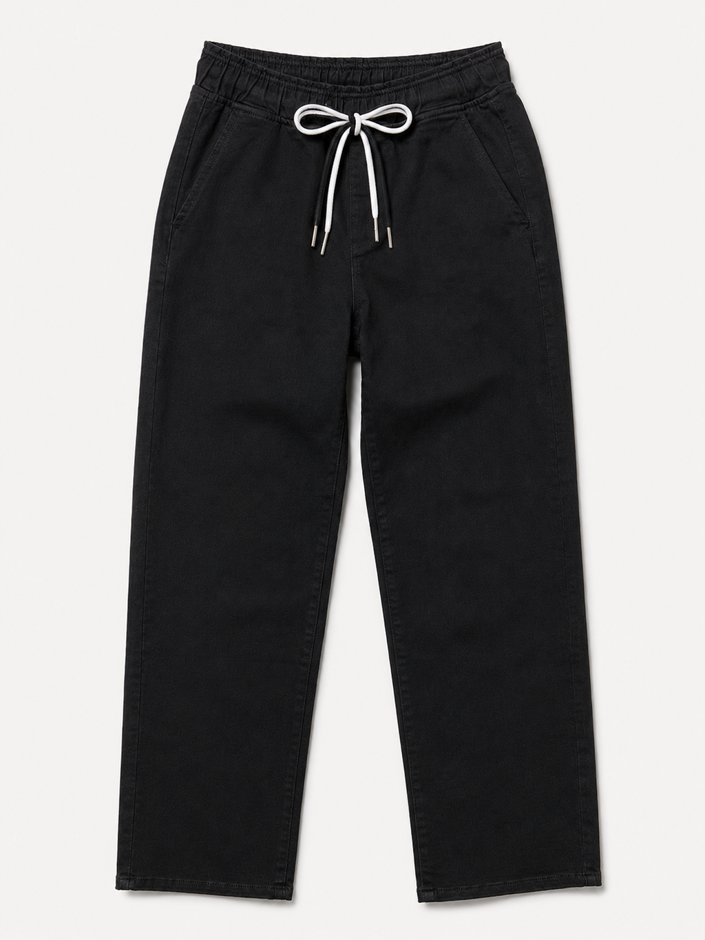 Jean Wide Leg – Taille Élastiquée avec Double Cordons