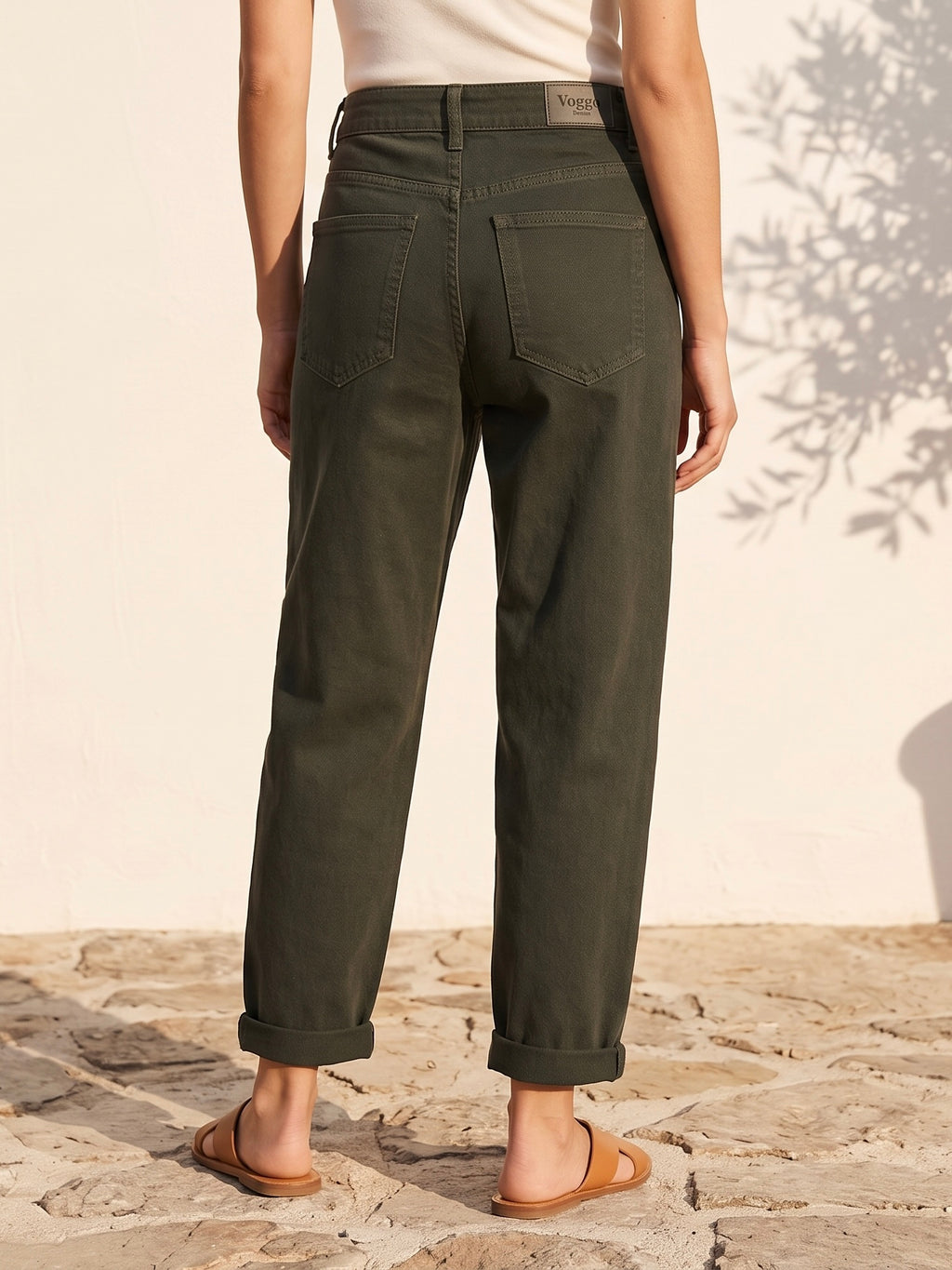 Jean Mom Fit – Kaki