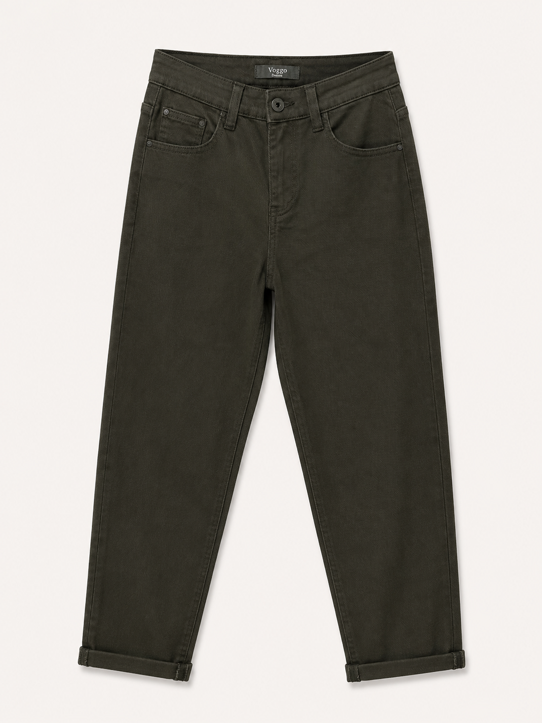 Jean Mom Fit – Kaki