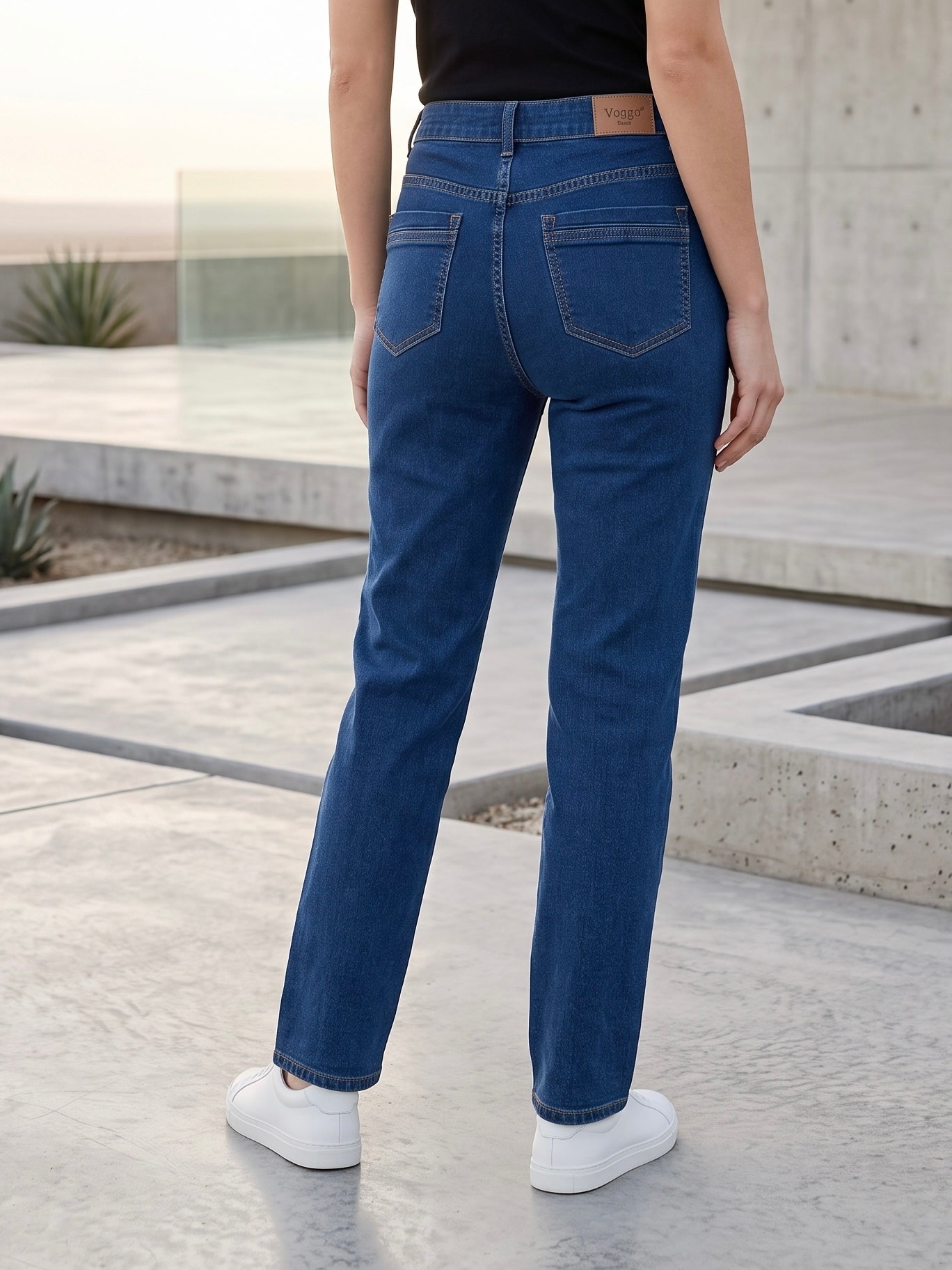 Jean Coupe Droite – Poches Arrières Élégantes