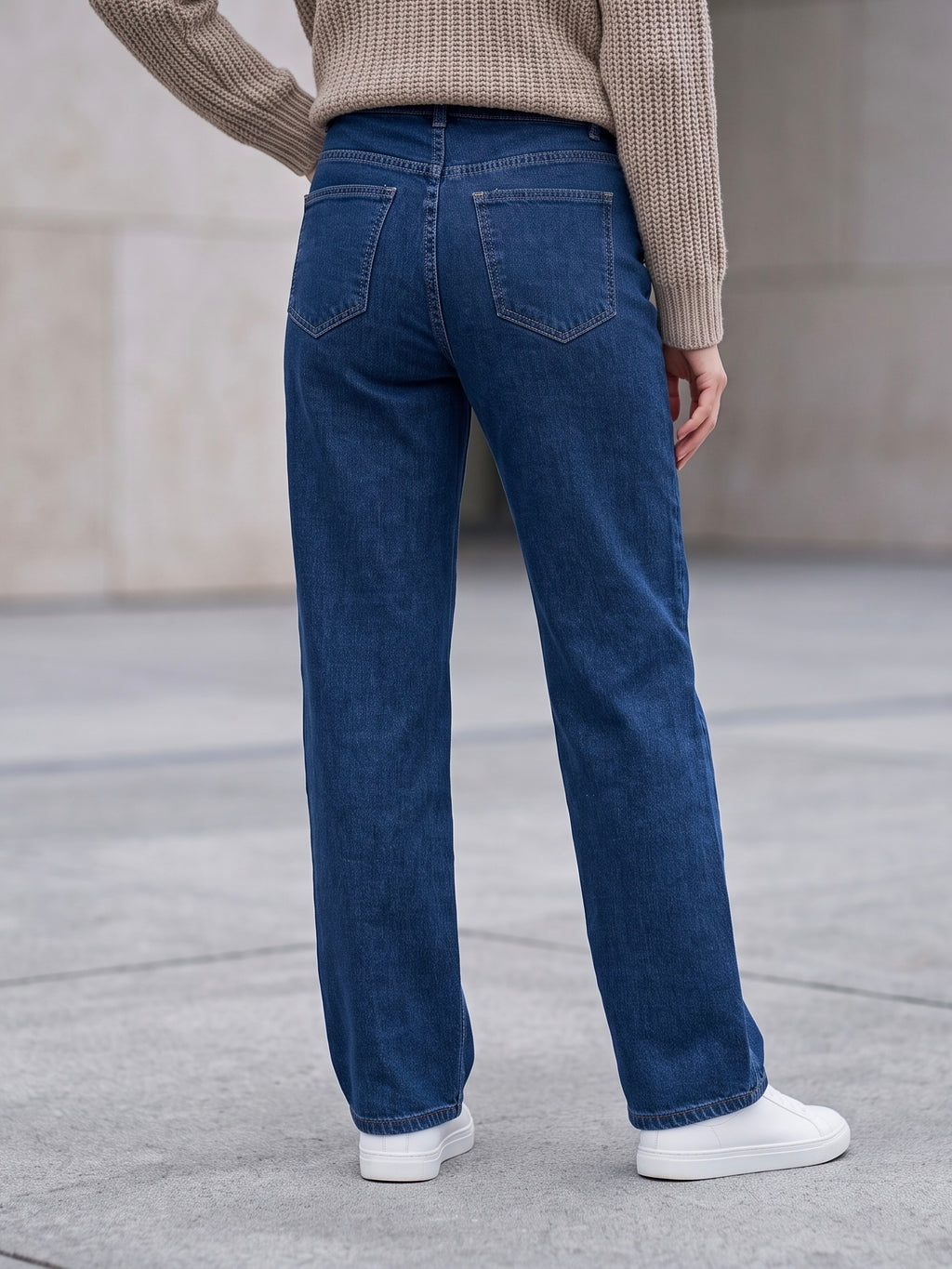 Jean Wide Leg – Intemporel Bleu Stone