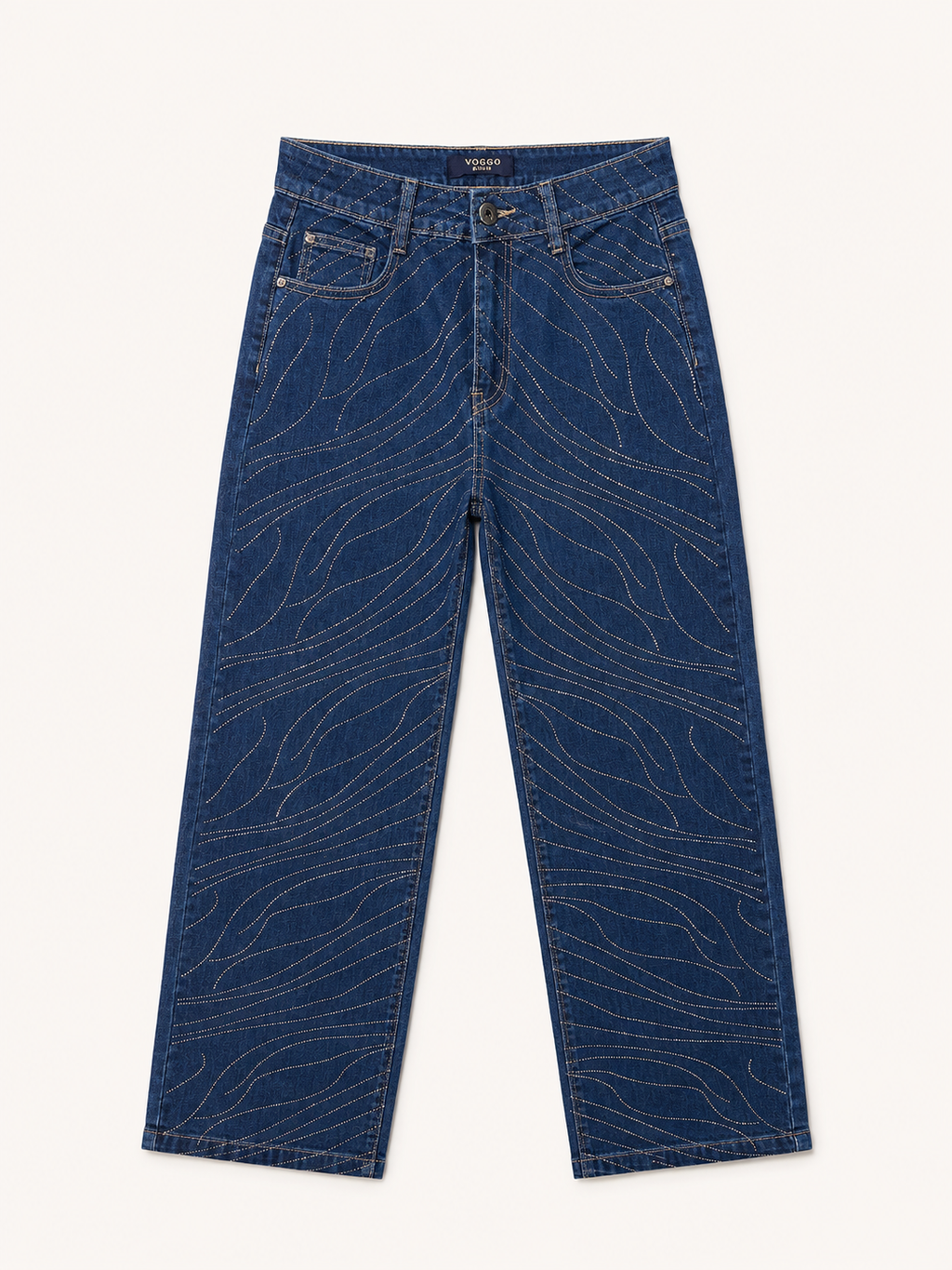 Jean Wide Leg – Strass Avant