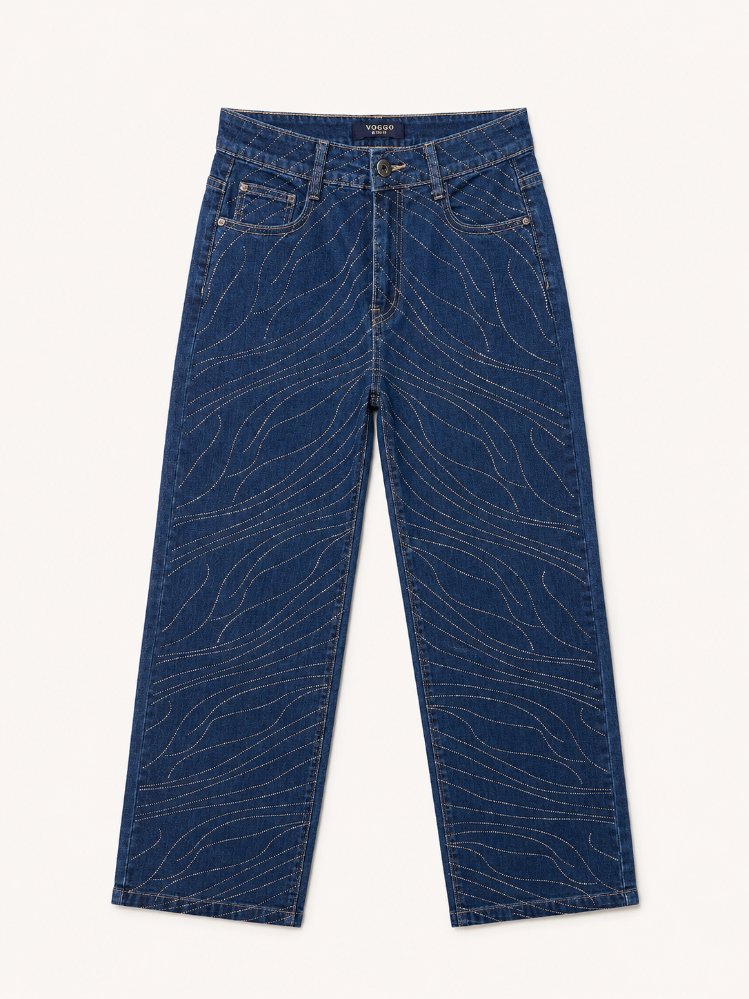 Jean Wide Leg – Strass Avant