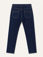 Jean Droit – Strass Poches Arrières – Bleu Brut