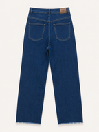 Jean Wide Leg 7/8ème – Bas Effiloché