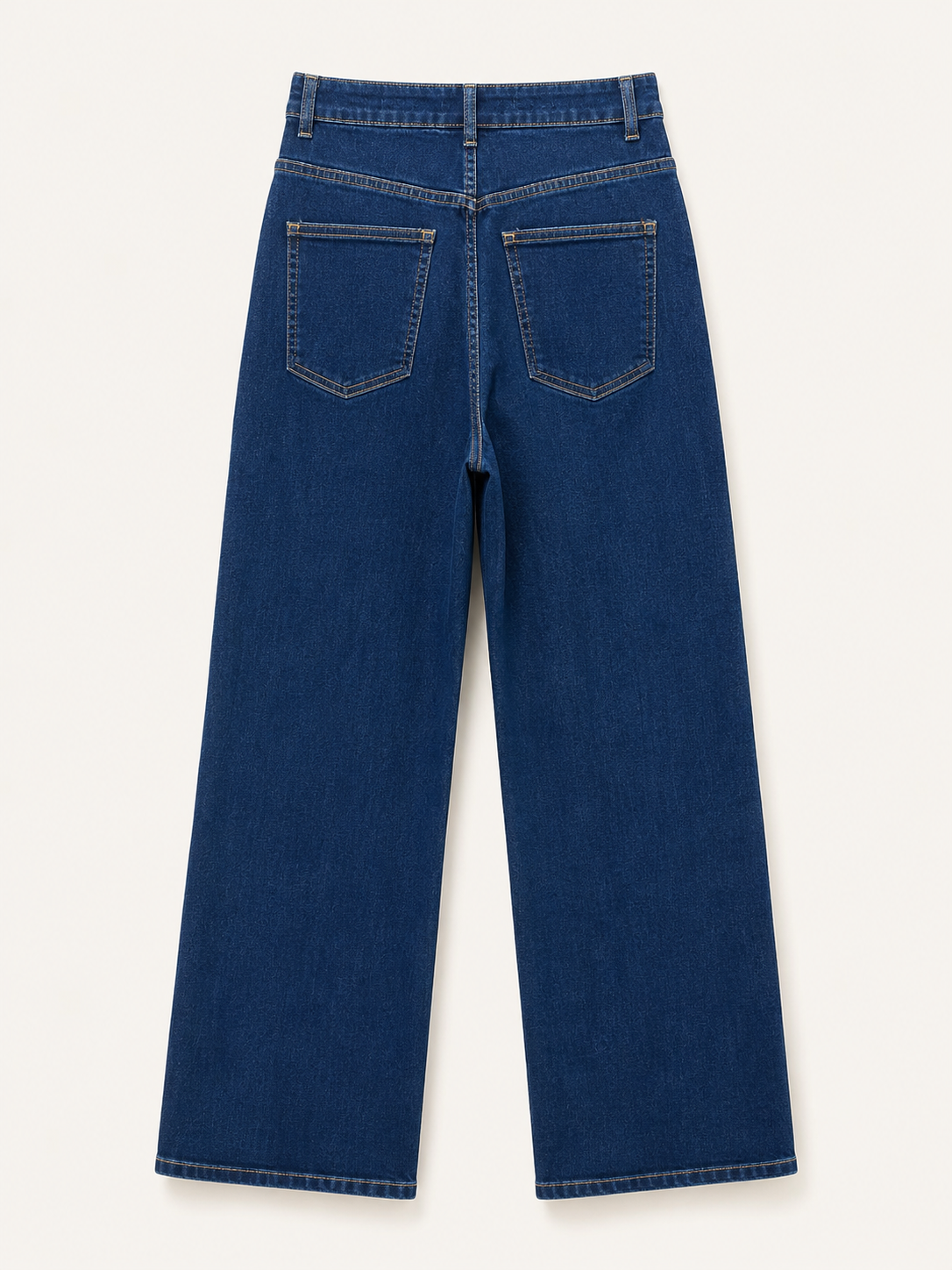 Jean Wide Leg – Détails Perles sur la Longueur