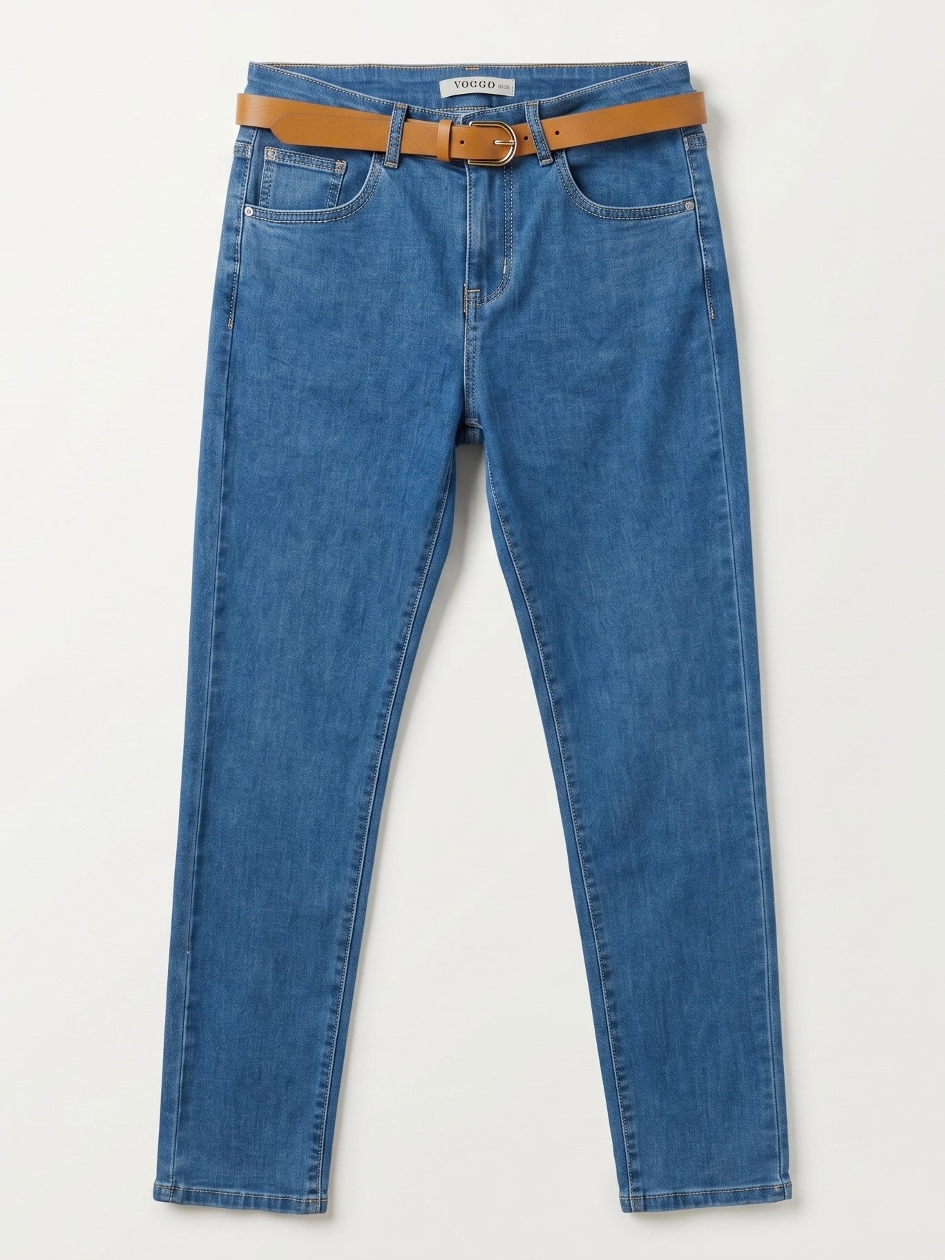 Jean Slim – Ceinture Assortie