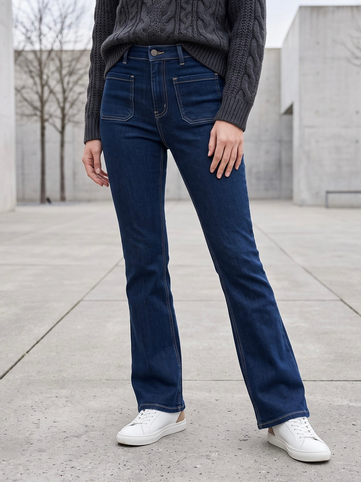 Jean Bootcut – Poches Plaquées