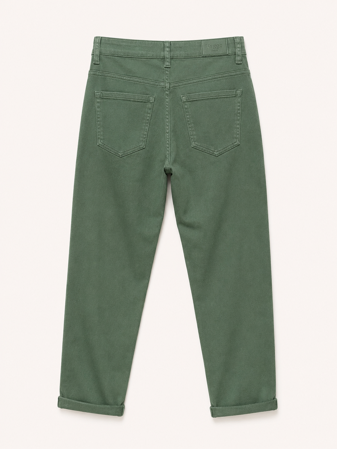 Jean Mom Fit – Vert