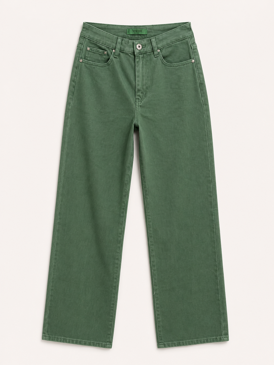 Jean Wide Leg – Vert Tendance