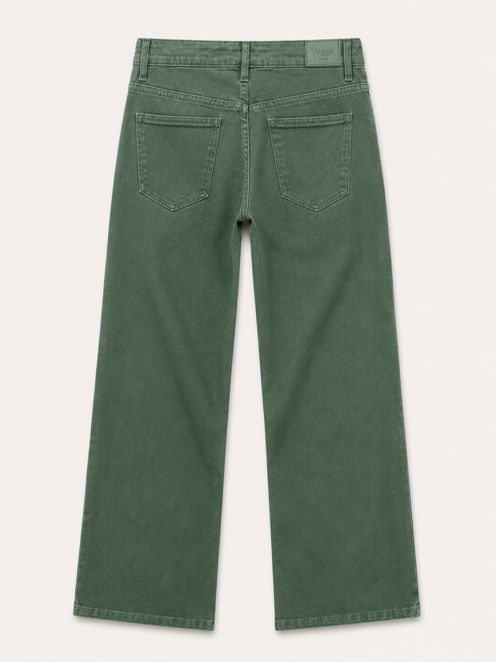 Jean Wide Leg – Vert Tendance