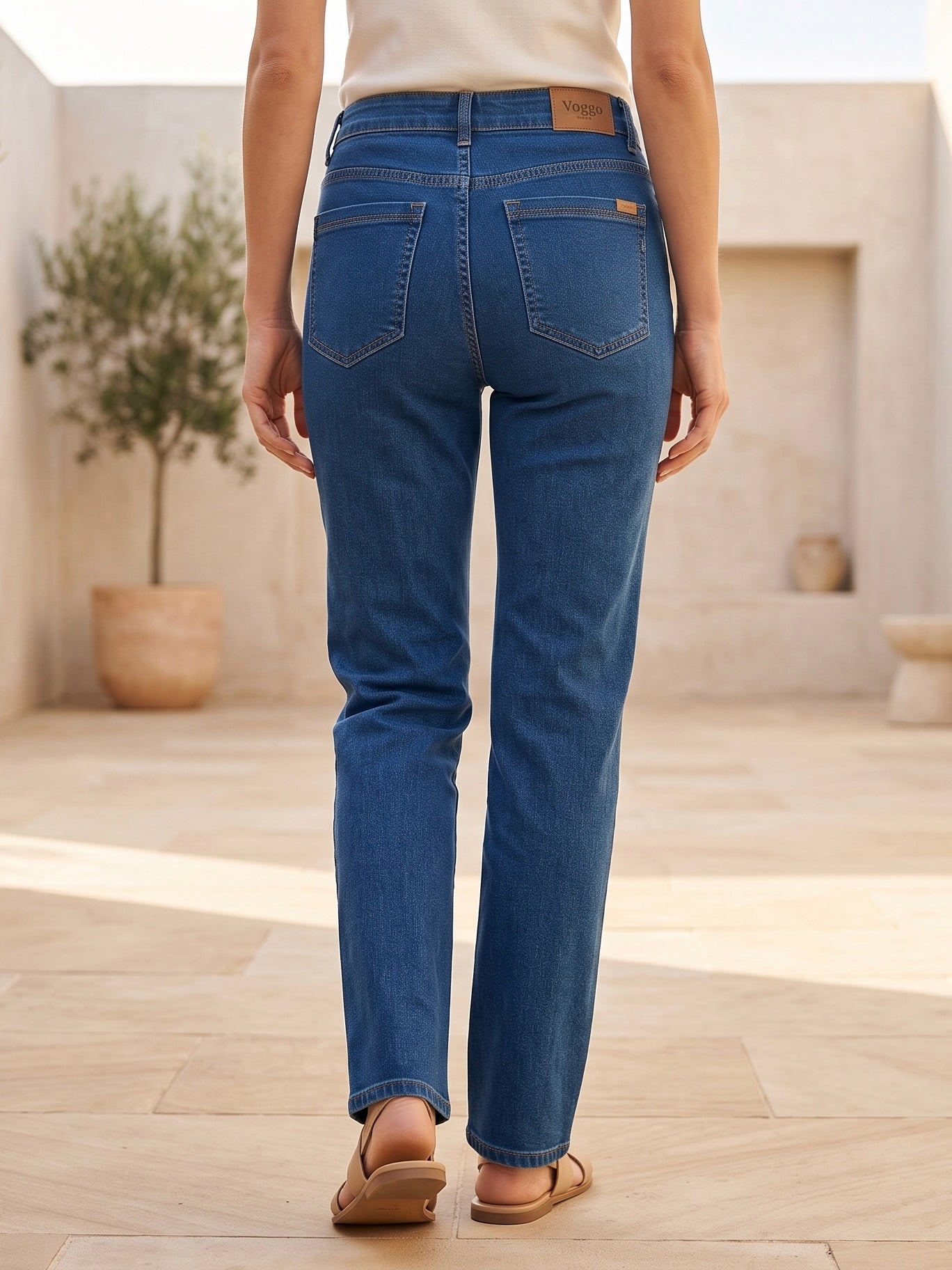 Jean Coupe Droite – Classique Bleu Stone