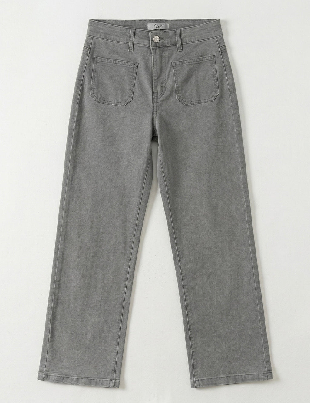 Jean Wide Leg – Poches Plaquées