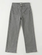 Jean Wide Leg – Poches Plaquées