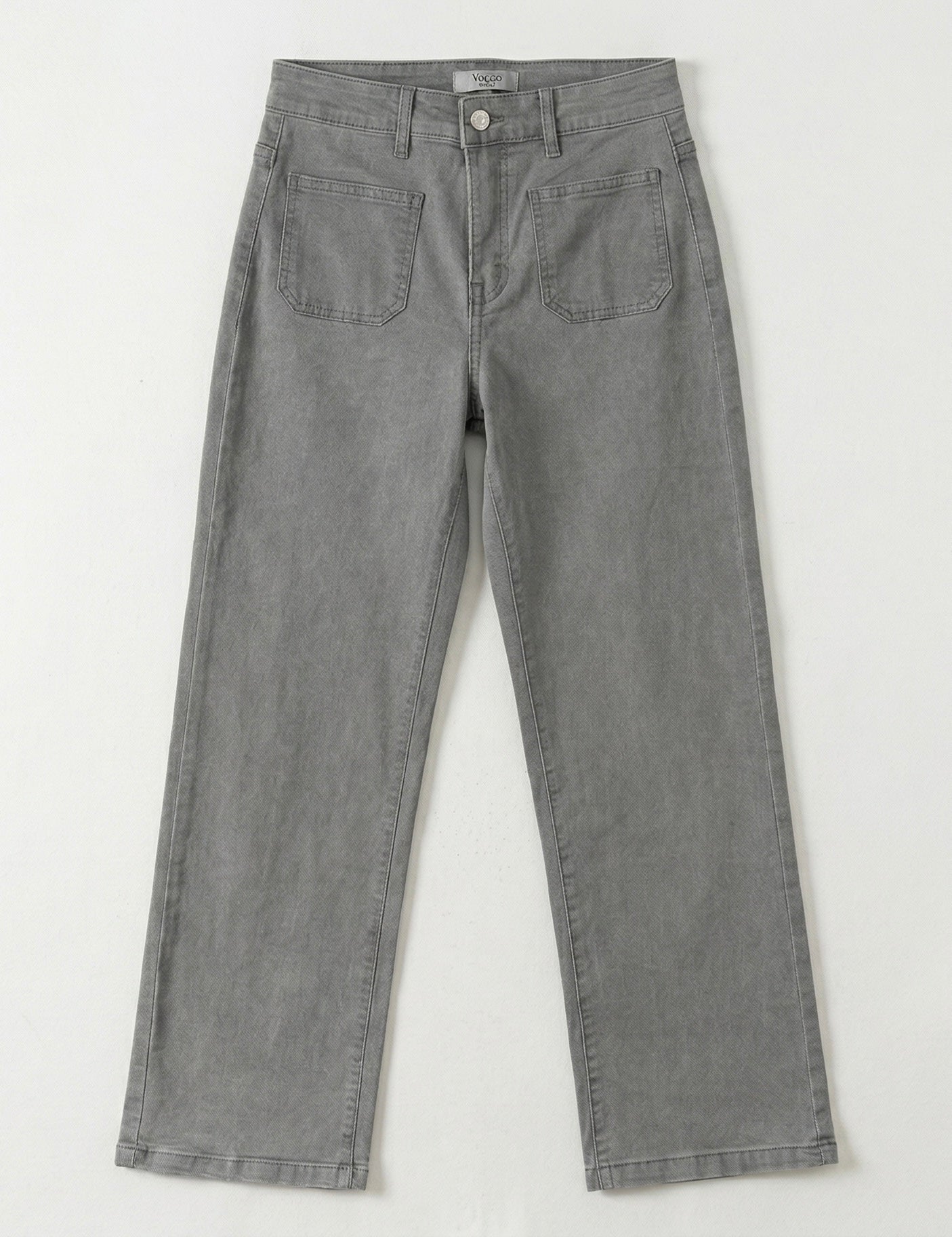 Jean Wide Leg – Poches Plaquées