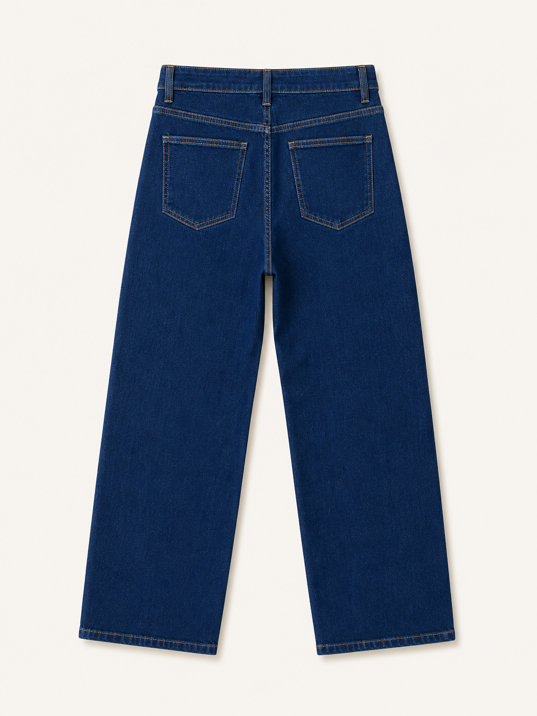 Jean Wide Leg – Poches Plaquées
