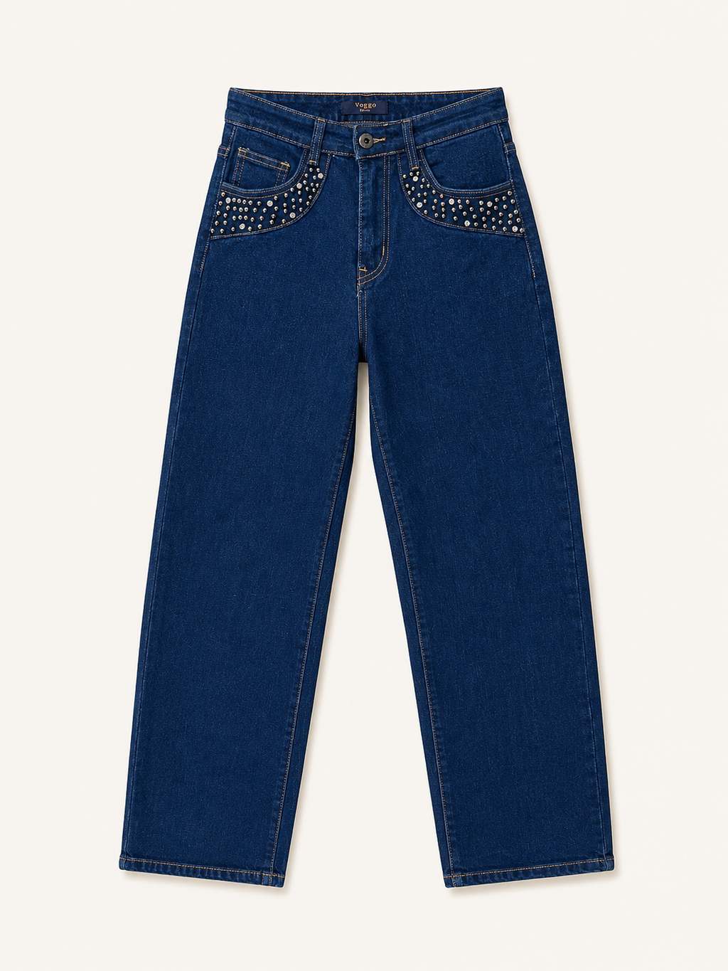 Jean Wide Leg – Perles & Diamants
