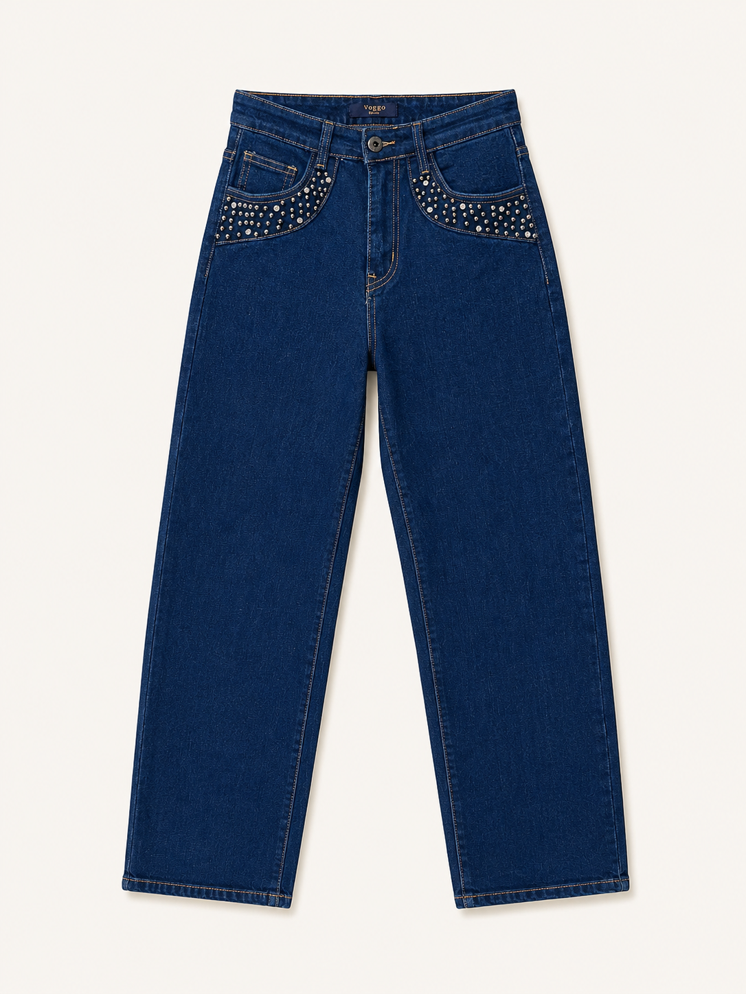 Jean Wide Leg – Perles & Diamants
