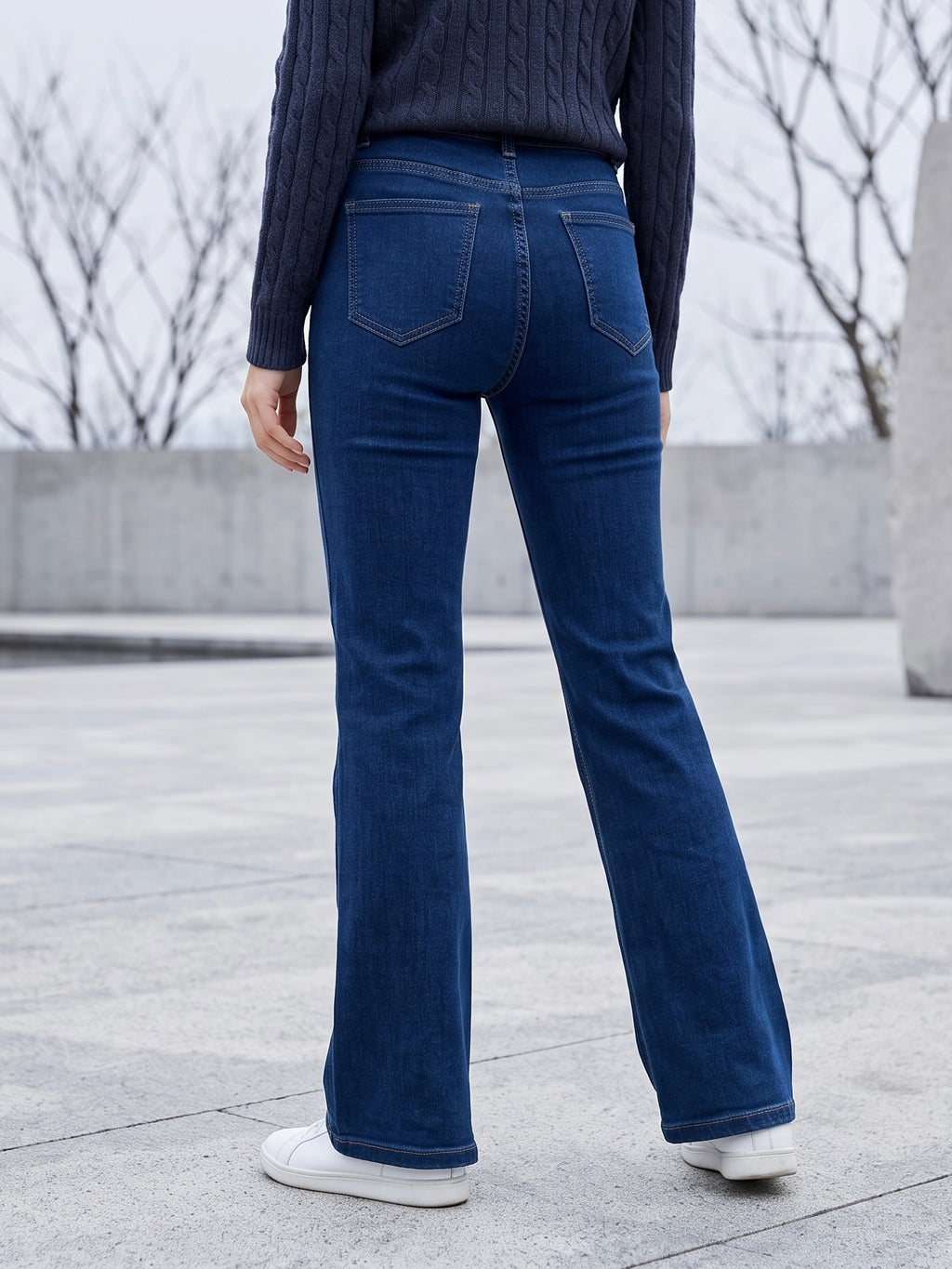 Jean Flare Fit – Bleu Stone