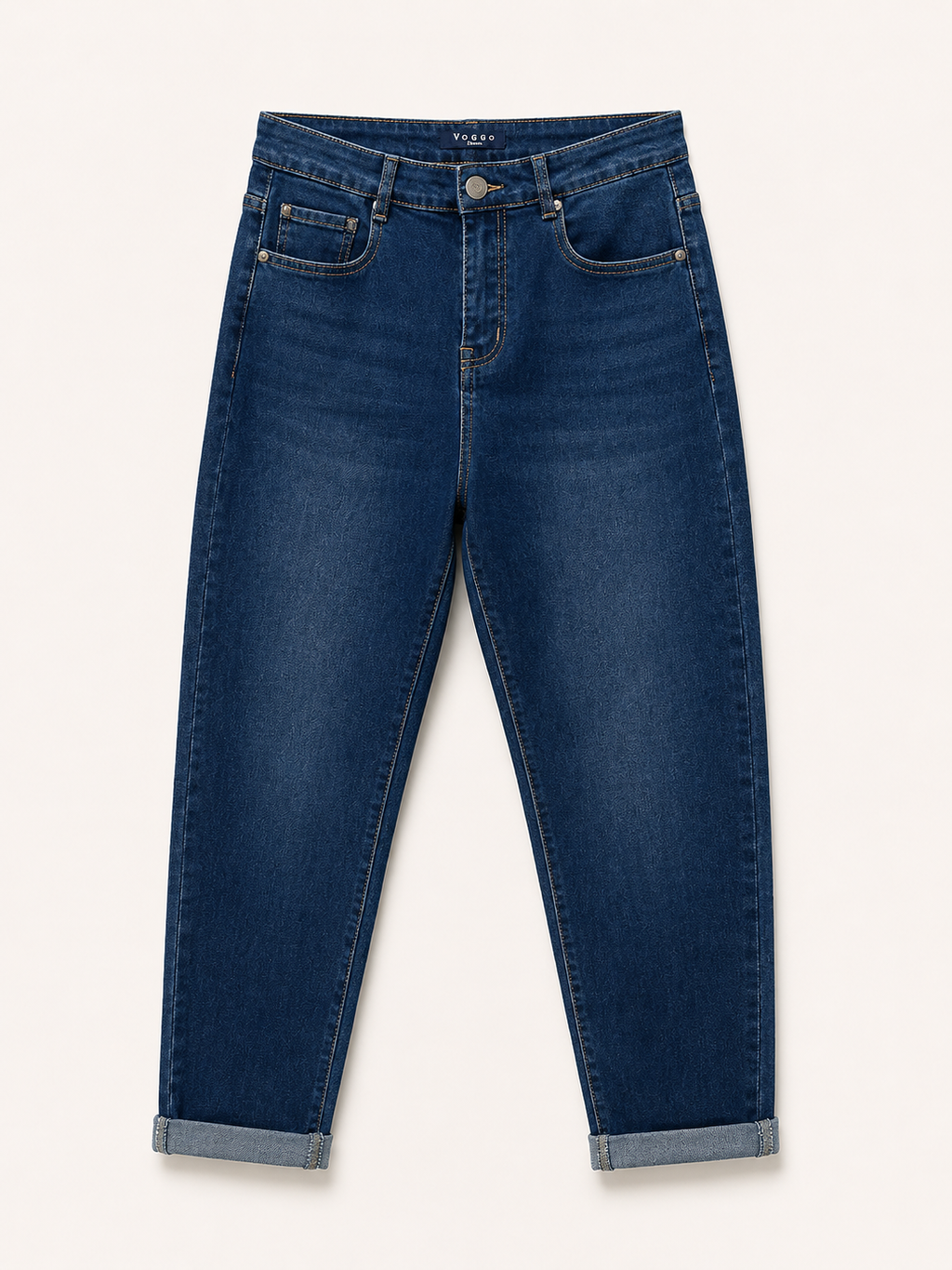 Jean Mom Fit – Bleu Délavé