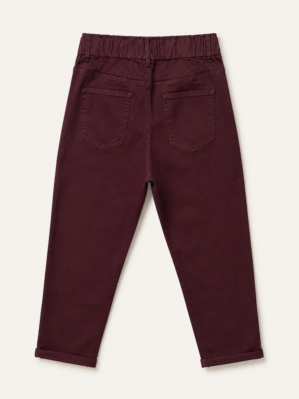 Pantalon Mom Fit – Grande Taille – Ceinture Élastiquée