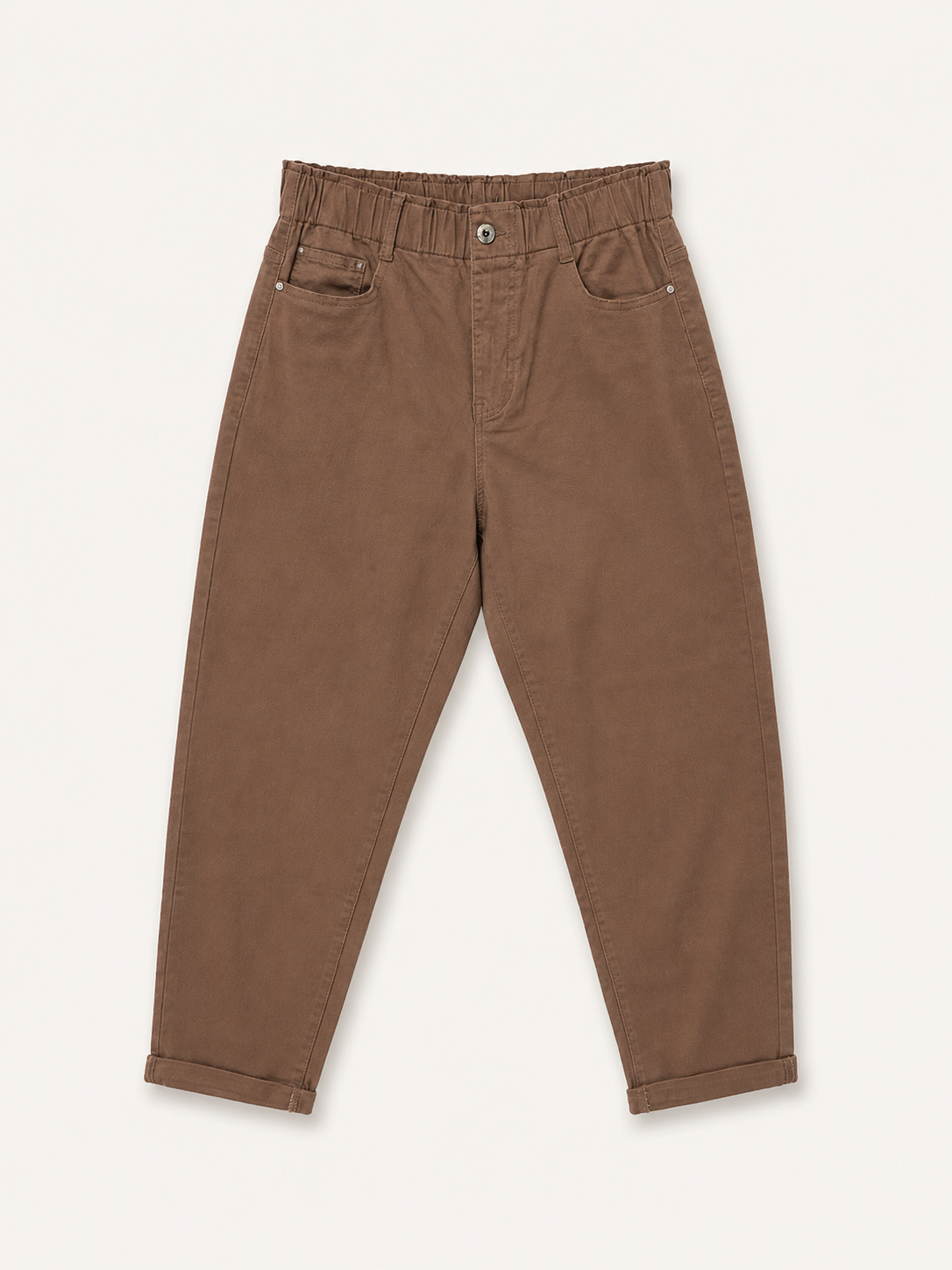 Pantalon Mom Fit – Grande Taille – Ceinture Élastiquée
