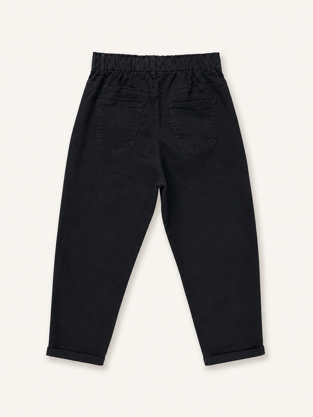 Pantalon Mom Fit – Grande Taille – Ceinture Élastiquée