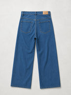 Jean Wide Leg – Grande Taille – Poches Plaquées