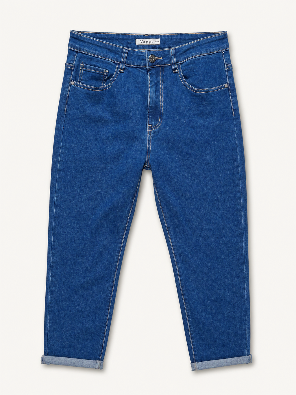 Jean Mom Fit – Grande Taille – Classique Bleu Stone