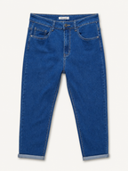 Jean Mom Fit – Grande Taille – Classique Bleu Stone
