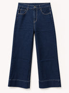 Jean Wide Leg 7/8ème – Grande Taille